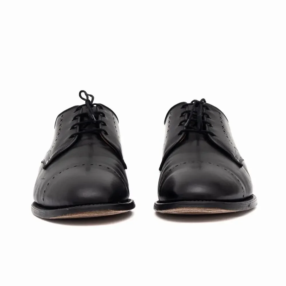 $425 Allen Edmonds Troy Black Leather Oxford Dress Shoes — US 10 EEE